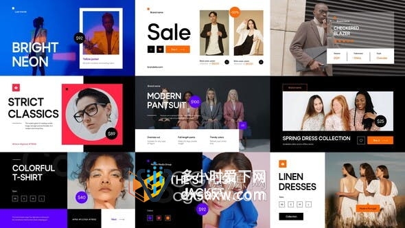 After Effects模板-在线商城网上商店电子商务平台宣传介绍广告视频