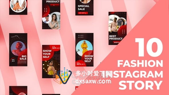 After Effect模板珠宝奢侈品化妆美容品牌广告宣传短视频