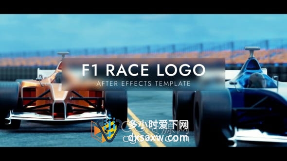 AE模板-F1赛车频道介绍活动视频片头