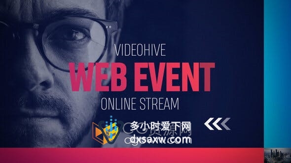 AE模板-Fast Event Promo企业会议介绍事件快速动态设计开场视频