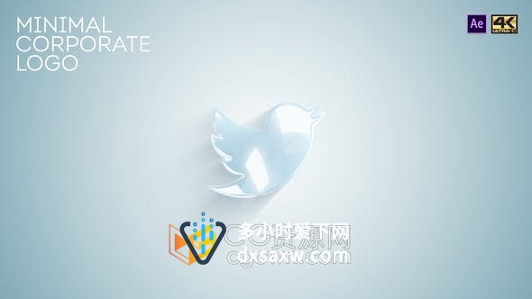 AE模板-企业LOGO品牌介绍视频片头4K分辨率