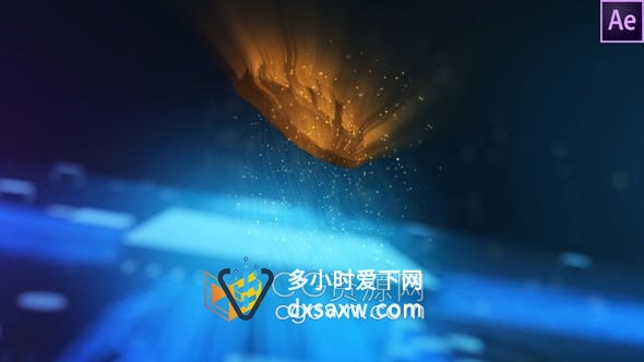 AE模板-区块链电子商务金融互联网采矿技术宣传LOGO片头视频