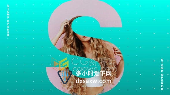 节奏跺脚风格时尚快速图文标题宣传片头-AE模板下载
