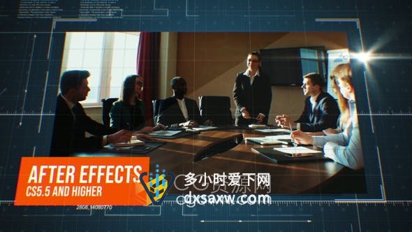 AE模板-技术创新企业介绍幻灯片时间线宣传片视频