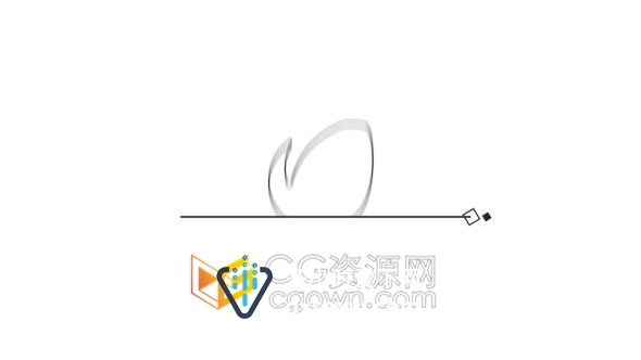 AE模板-简约线条形状动画LOGO边缘线效果制作视频片头