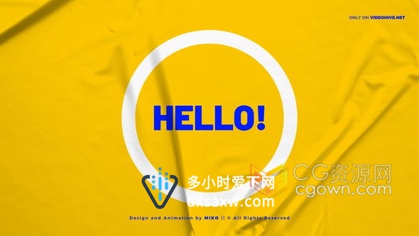 创意广告视频制作业务代理动感海报设计小视频效果-AE模板