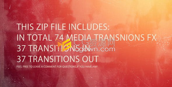 AE预设74款媒体转场过渡ffx文件Media Transitions FX Pack Vol.2
