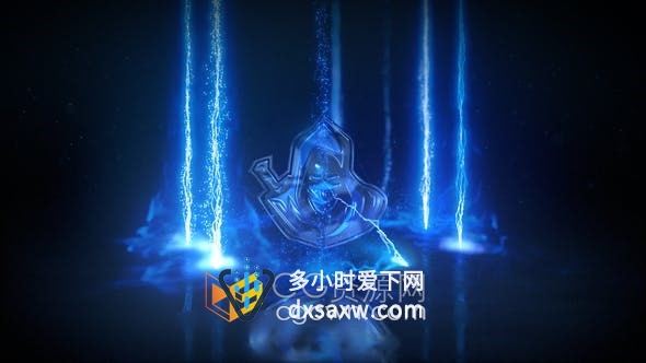 AE模板-风暴闪电流光电气能量动画视频片头