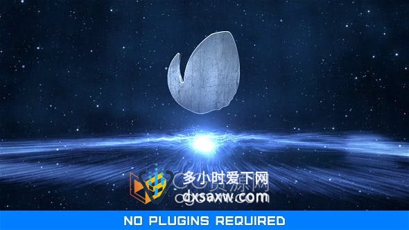 AE模板-超炫酷粒子冲击特效LOGO标志动画视频