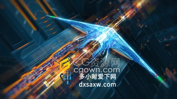 三维科技感网络创意技术公司区块链业务介绍宣传片-AE模板