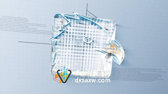AE模板-Construction Logo 3D建筑工业公司视频片头动画