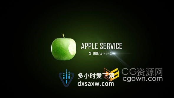 Apple服务苹果手机修理店铺智能手机商店配件宣传广告视频-AE模板