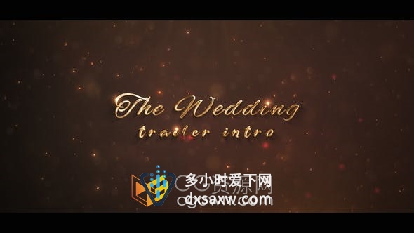 AE模板-办酒店婚宴会议宴会婚礼MV视频宣传片制作