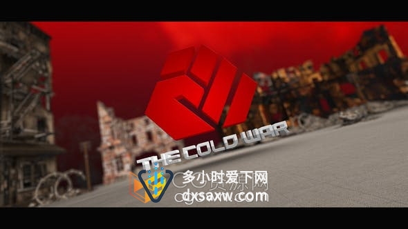 AE模板-历史战争介绍视频片头The Cold War Opener