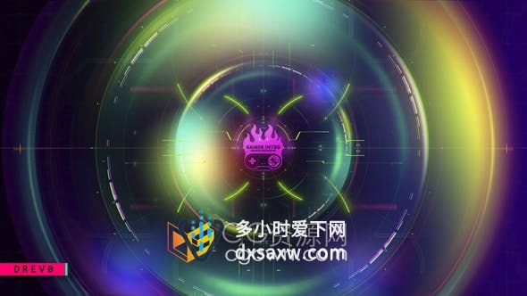 AE模板-网络游戏玩家标志或者高新技术区宣传视频片头