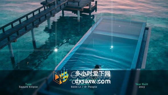 AE模板-公寓酒店房地产建筑开发商介绍宣传图文动画视频