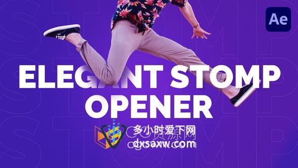 AE模板-适用于时尚美容城市运动香水品牌新潮应用程序娱乐活动视频片头