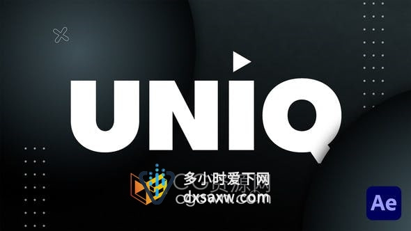 Typography Opener AE模板4K分辨率动感快节奏图片文字切换展示动画