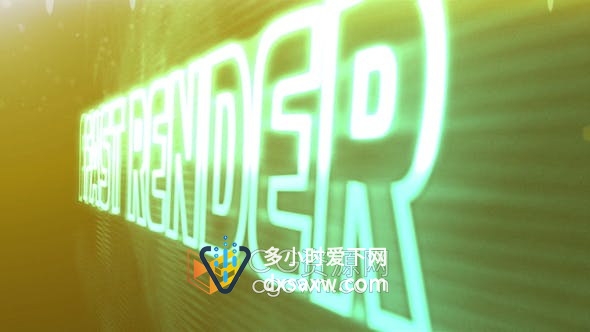 AE模板-Grunge Titles描边边缘线条发光文字标题动画介绍预告片