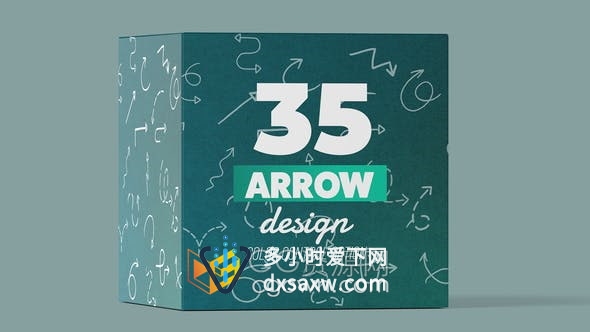 AE模板-35组线条生成动画绘画箭头元素图形Arrow Pack