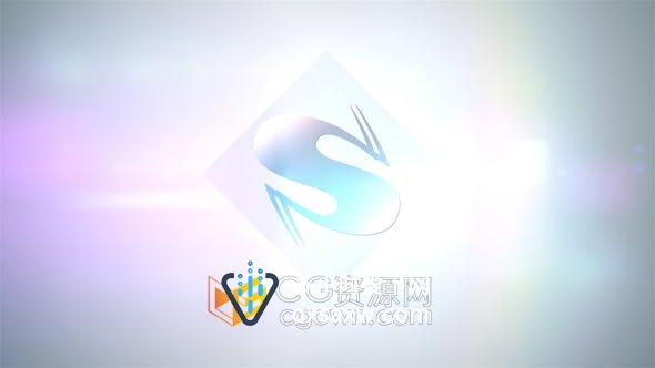 AE模板-漂亮优雅叠纸动画效果企业品牌电影标志LOGO片头