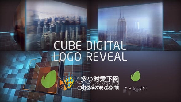 AE模板-立方体数字科技企业宣传视频片头动画