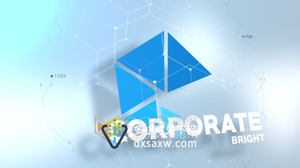 AE模板-干净明亮公司标志视频片头Corporate Business Logo