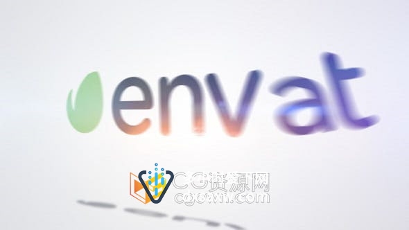 AE模板-弹跳飞入明亮耀斑闪光LOGO动画片头视频