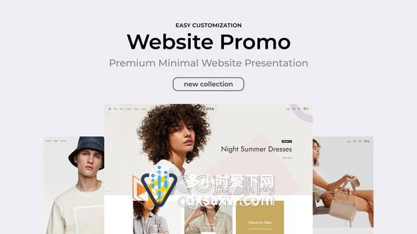 网站开发网页用户界面设计用户体验服务动态宣传介绍视频-AE模板