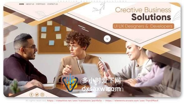 创意介绍业务解决方案宣传推广企业公司业务计划宣传片视频-AE模板