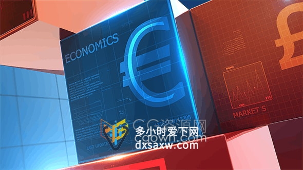新闻商务政治电视频道栏目包装设计现代科技咸设计动画效果-AE模板