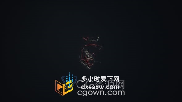 能量闪电火花VFX特效LOGO标志效果片头视频制作-AE模板