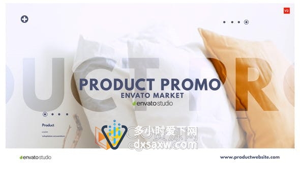 AE模板-品牌产品介绍视频室内设计酒店房地产宣传幻灯片