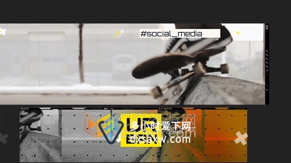动态节拍快速渐变动画时尚城市旅游度假简短介绍视频-AE模板