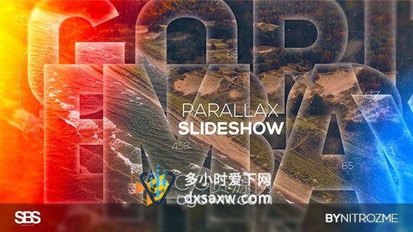 AE模板-创意文字字母遮罩视觉动画启发性幻灯片宣传视频