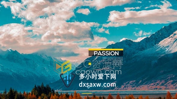 对焦滚动过渡现代干净图文展示企业宣传幻灯片婚礼回忆电子相册-AE/PR模板