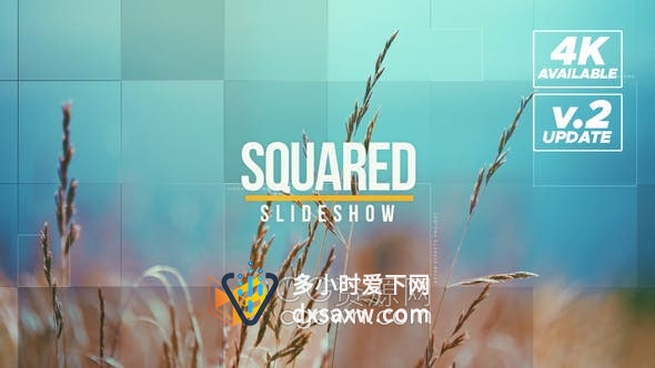 AE模板-美丽干净动态优雅电网企业介绍宣传片视频