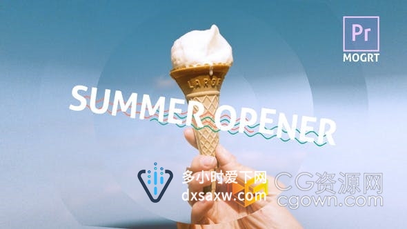 有趣明亮动态模板彩色过渡效果制作快乐旅行视频相册-AE模板