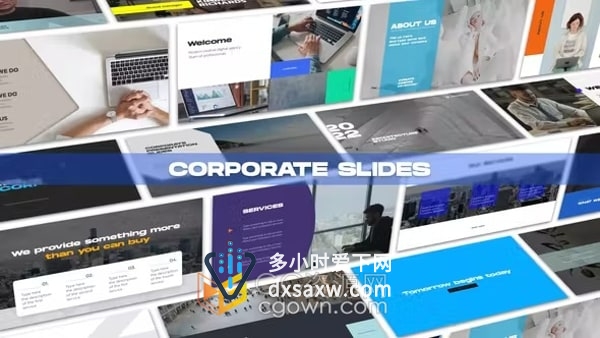 AE模板-公司企业商务场景标题排版幻灯片Corporate Slides