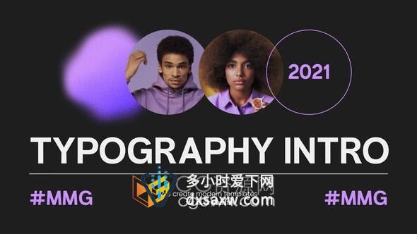 AE模板-社交媒体动态宣传海报制作服装美容产品时尚活动邀请函