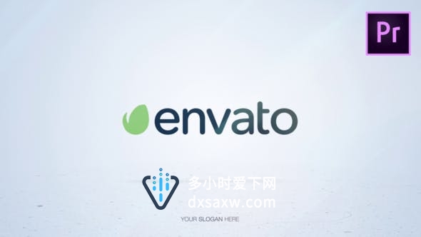 AE模板-搜索输入栏网址演示LOGO视频片头动画