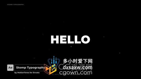 快节奏时尚炫酷商务活动广告宣传片头AE模板