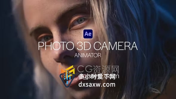 AE模板-自定义照片3D动画效果Photo 3D Camera Animator