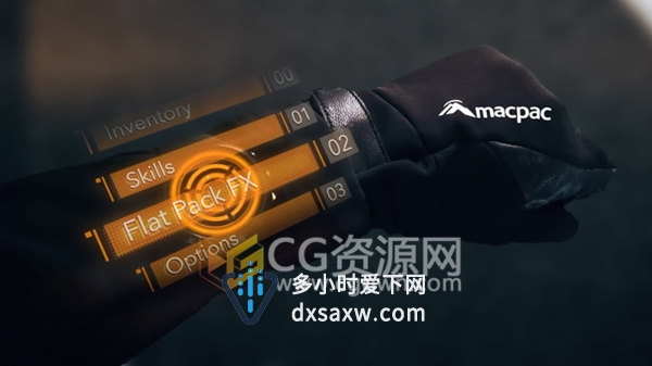 下载AE CC2017学习教程带练习素材制作高科技全息图动画