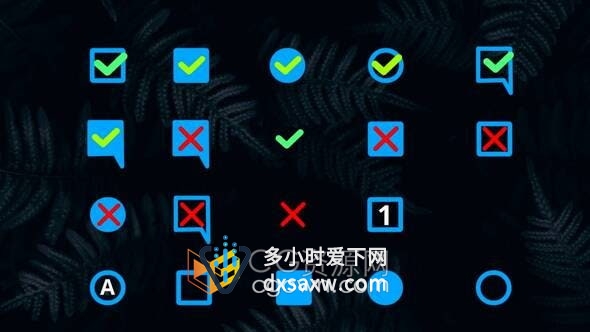 AE模板-28个项目符号复选框清单标题列表标记侧边栏待办事项检查点