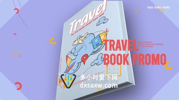 PR模板-畅销书广告视频书籍杂志产品介绍预订旅行电子书宣传推广