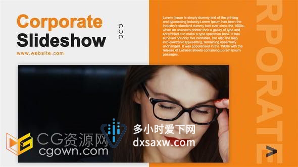 商业公司明亮简约活动营销现代企业宣传片AE模板