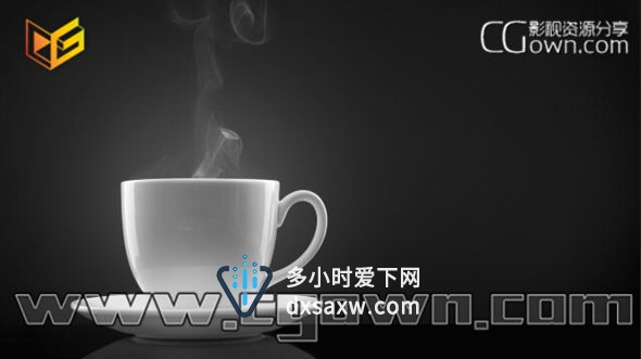 AE教程 制作逼真一些热饮料水蒸汽烟雾动画效果 如咖啡、茶、豆浆