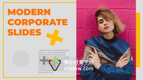 干净实用现代企业幻灯片时尚品牌在线营销公司活动宣传视频AE模板