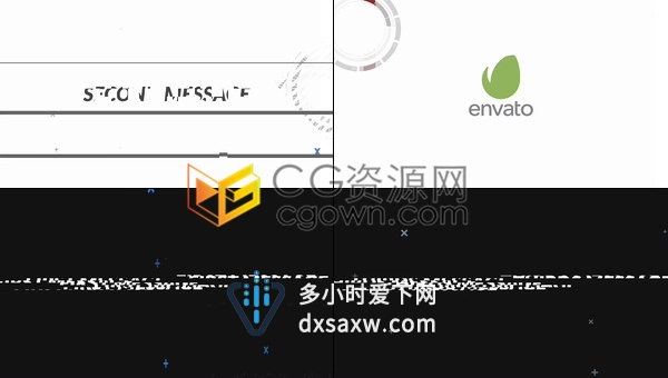 PR制作故障干扰画面效果LOGO体育运动宣传片头-PR模板下载